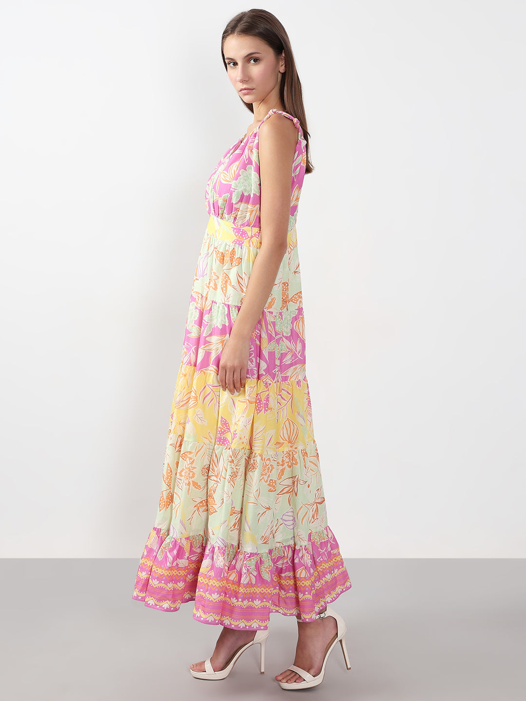 VERO MODA Purple Floral Print Dress