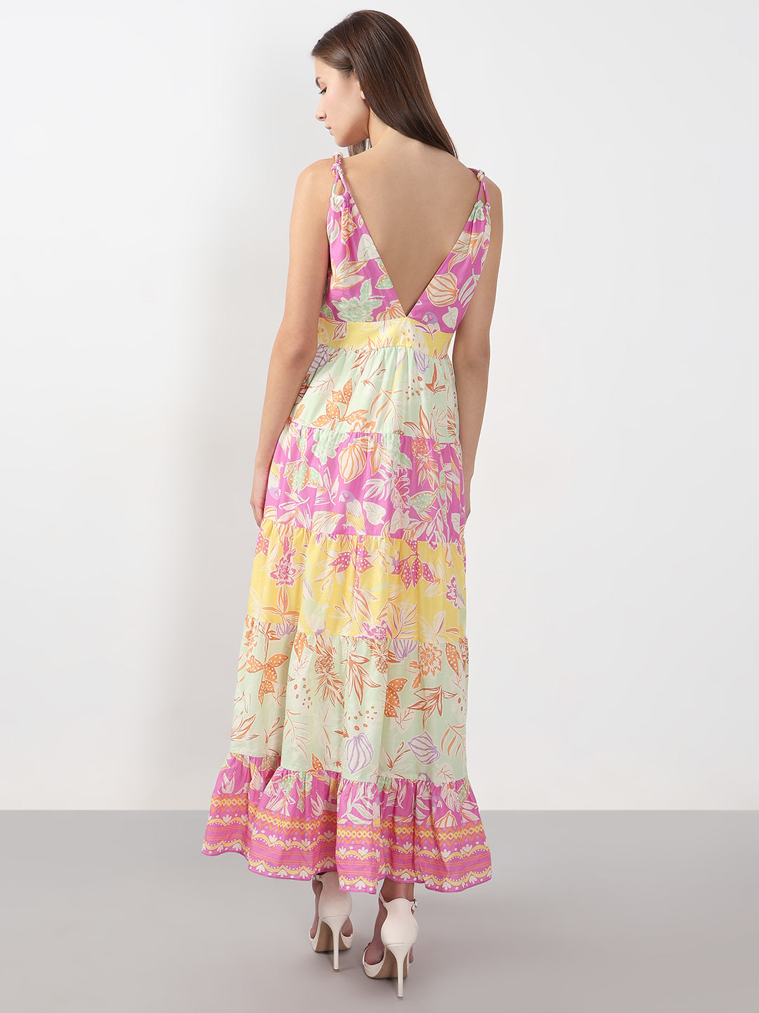 VERO MODA Purple Floral Print Dress
