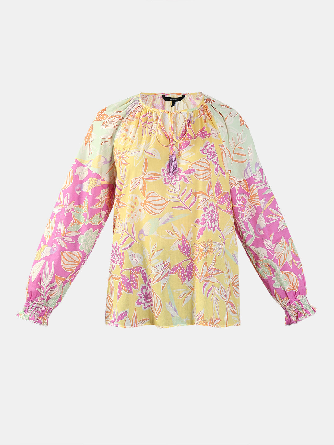 VERO MODA Purple Floral Print Top