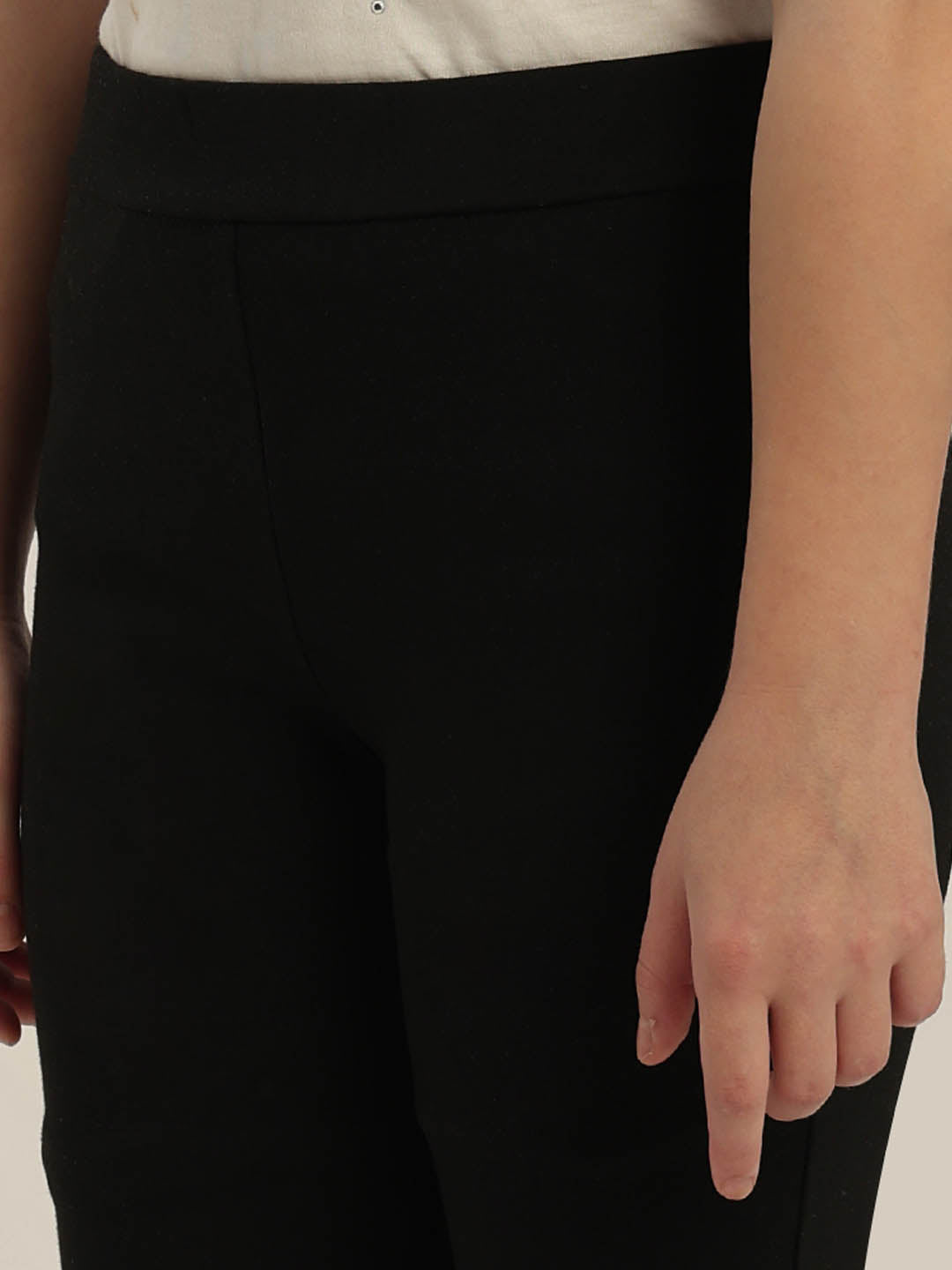 GIRLS Black Flared Pants