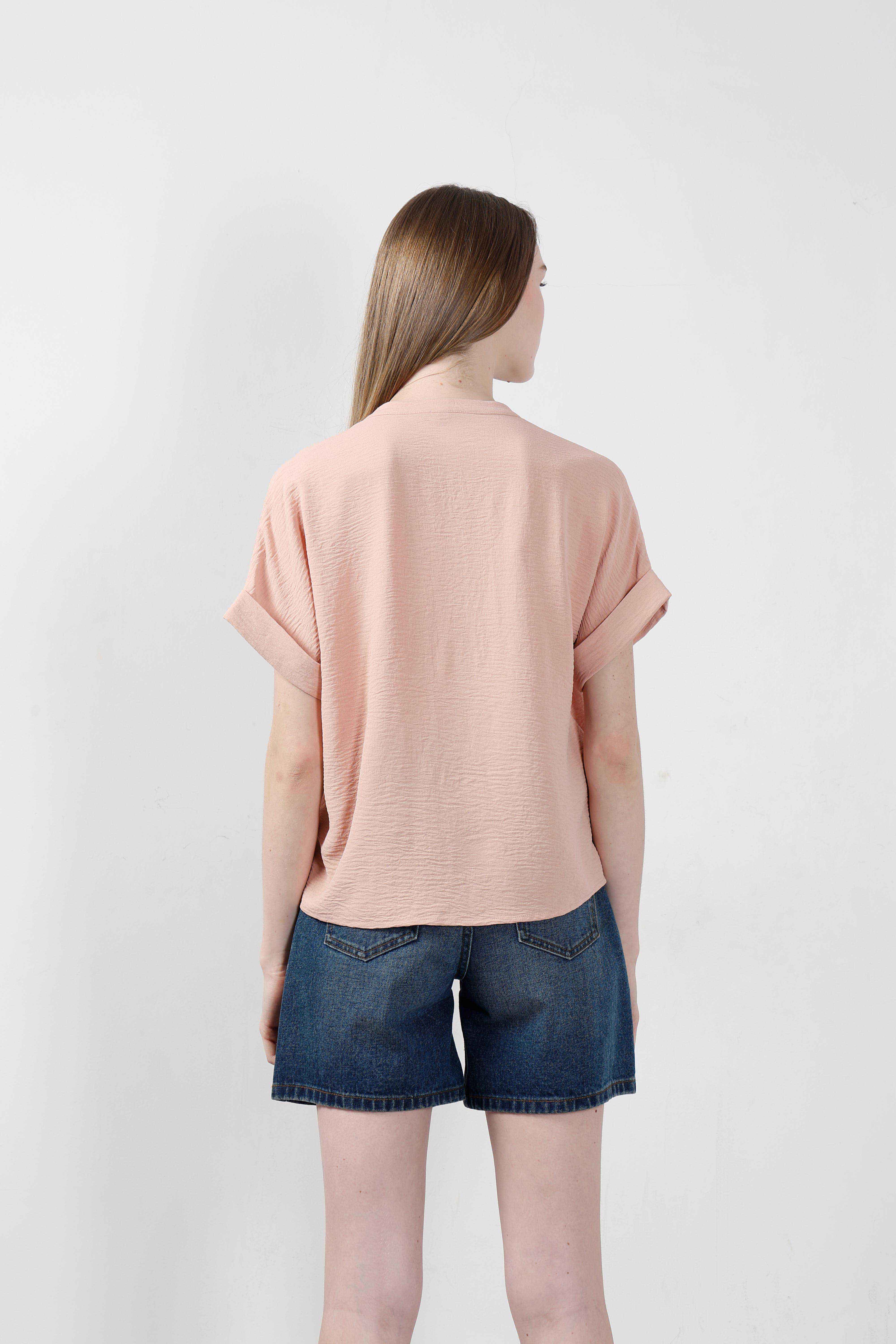 Vero Moda Pink Short Sleeves Top