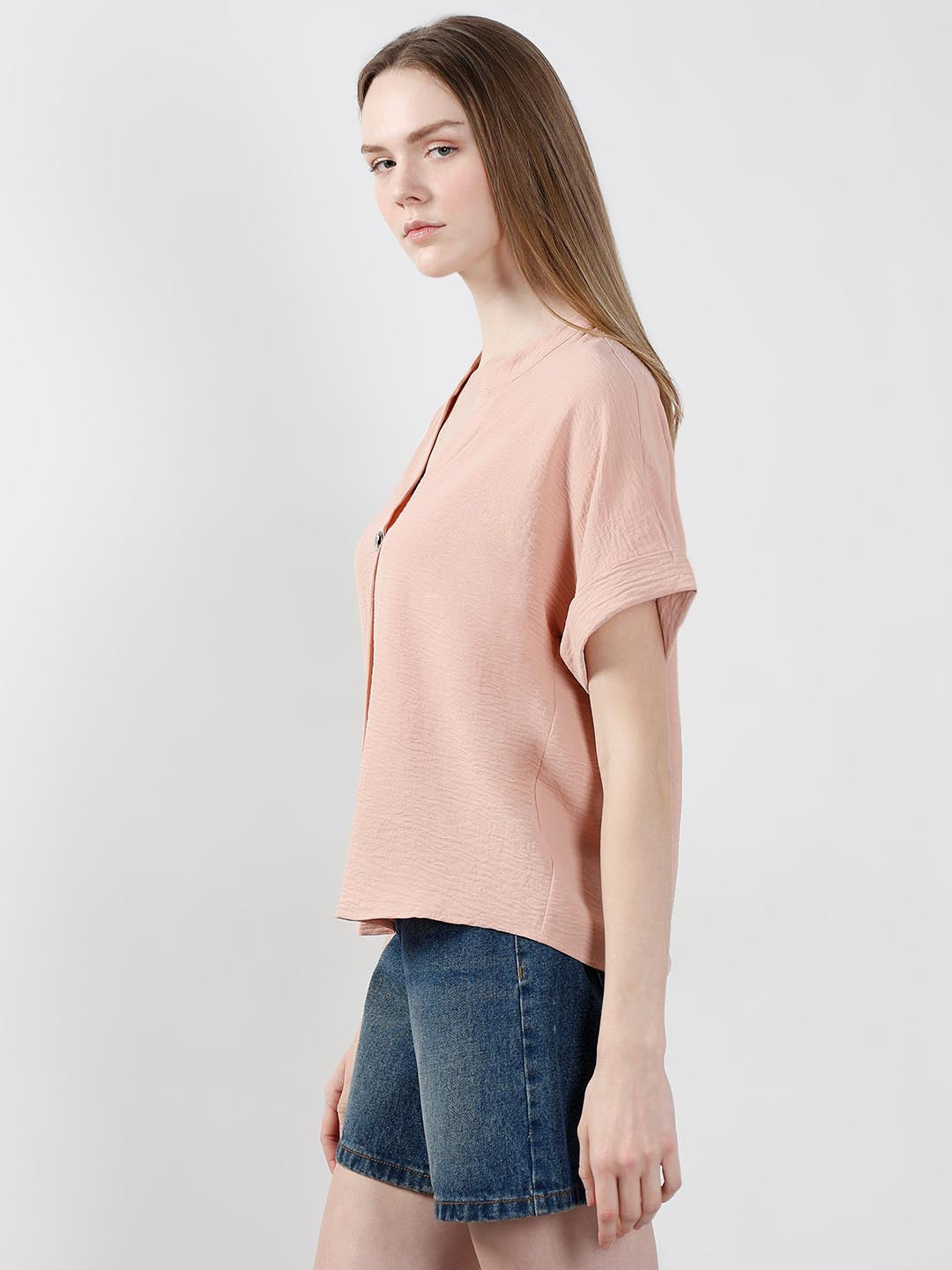 Vero Moda Pink Short Sleeves Top