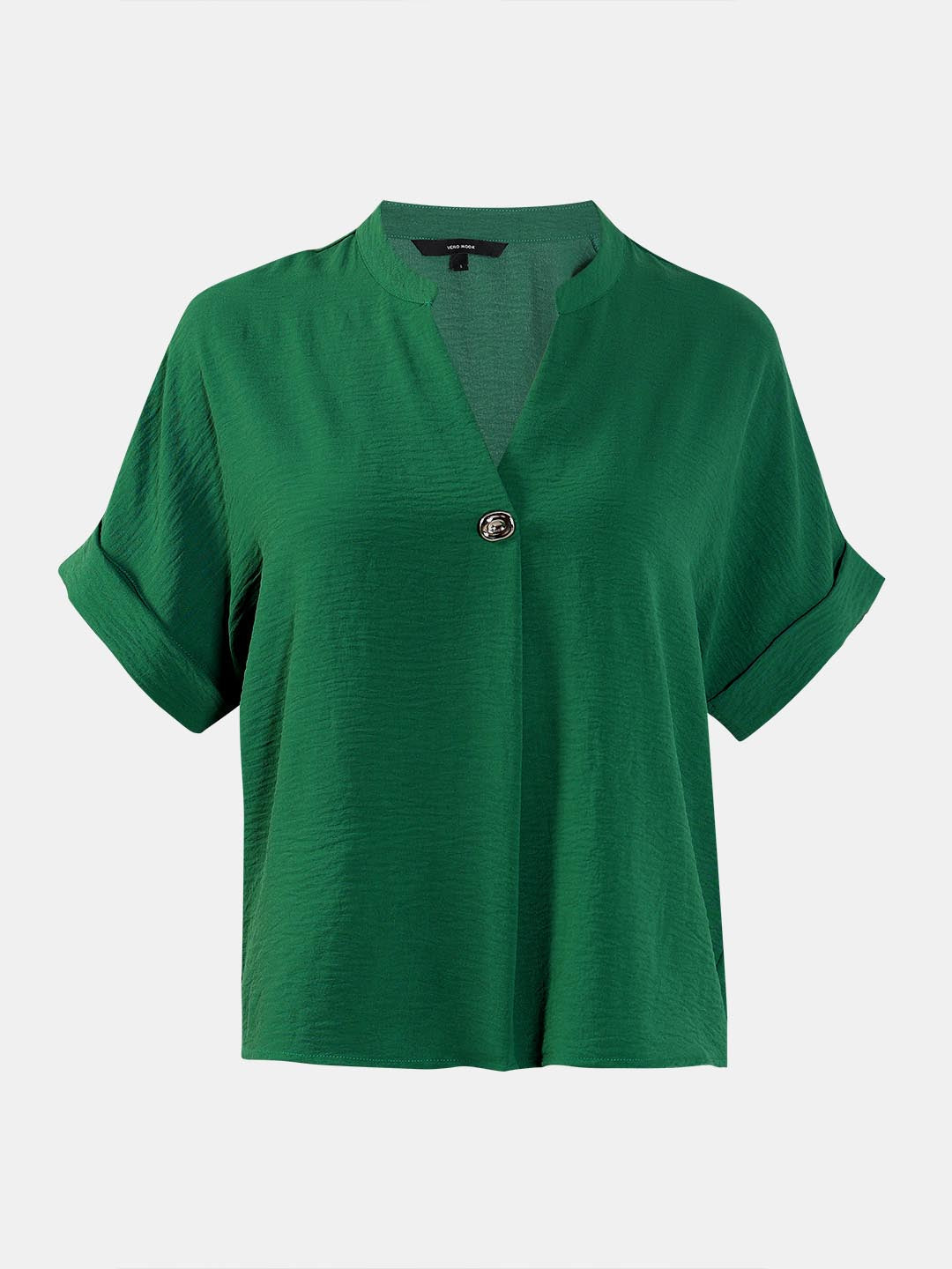 Green Short Sleeves Top