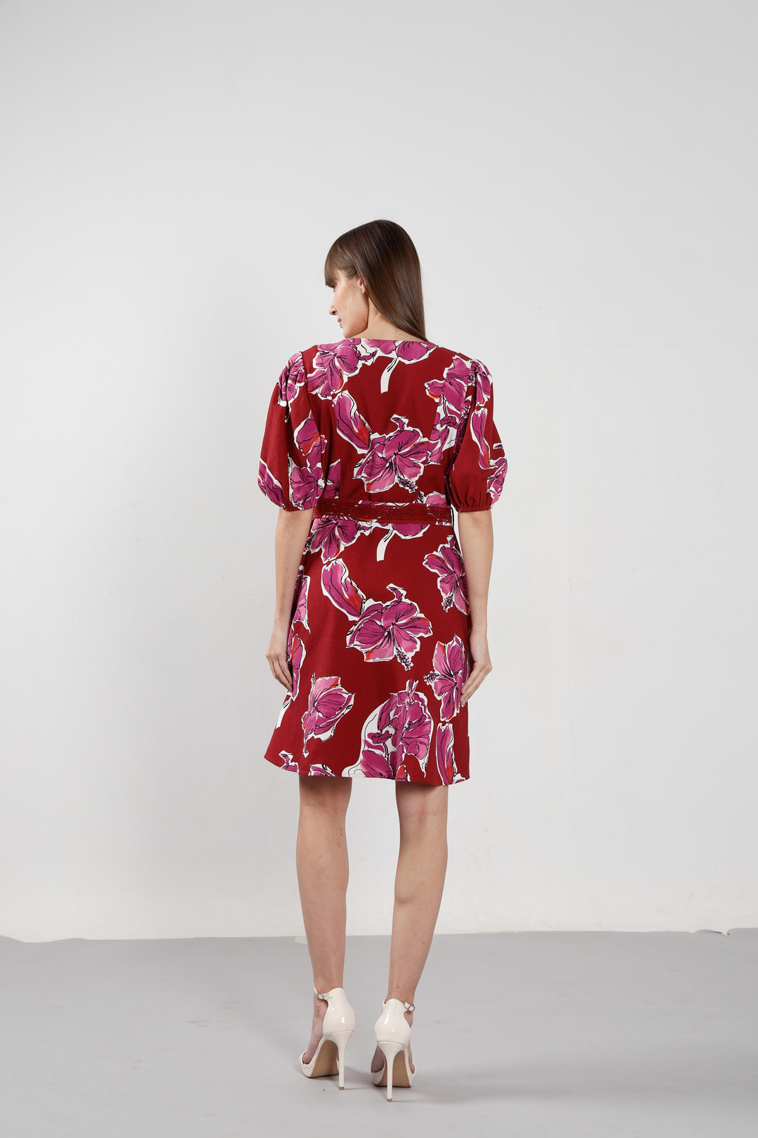 Vero Moda Red Printed Dress