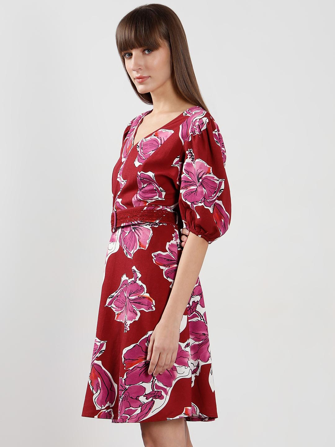 Vero Moda Red Printed Dress