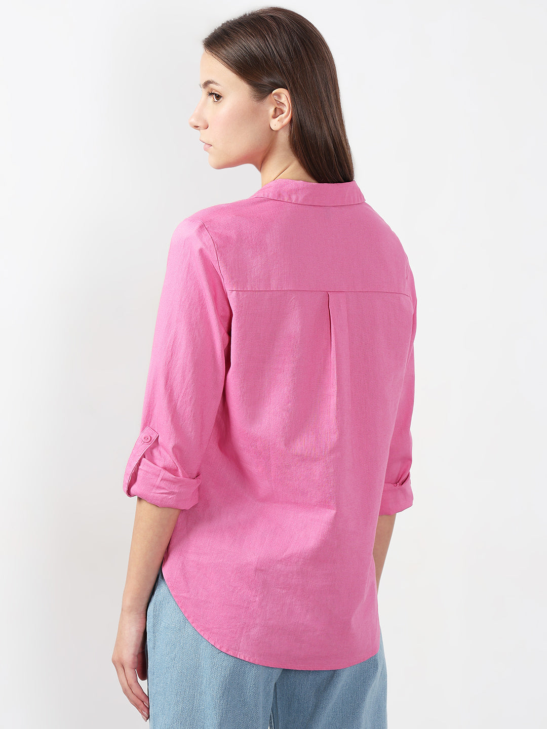 Pink Full Sleeves Shirt