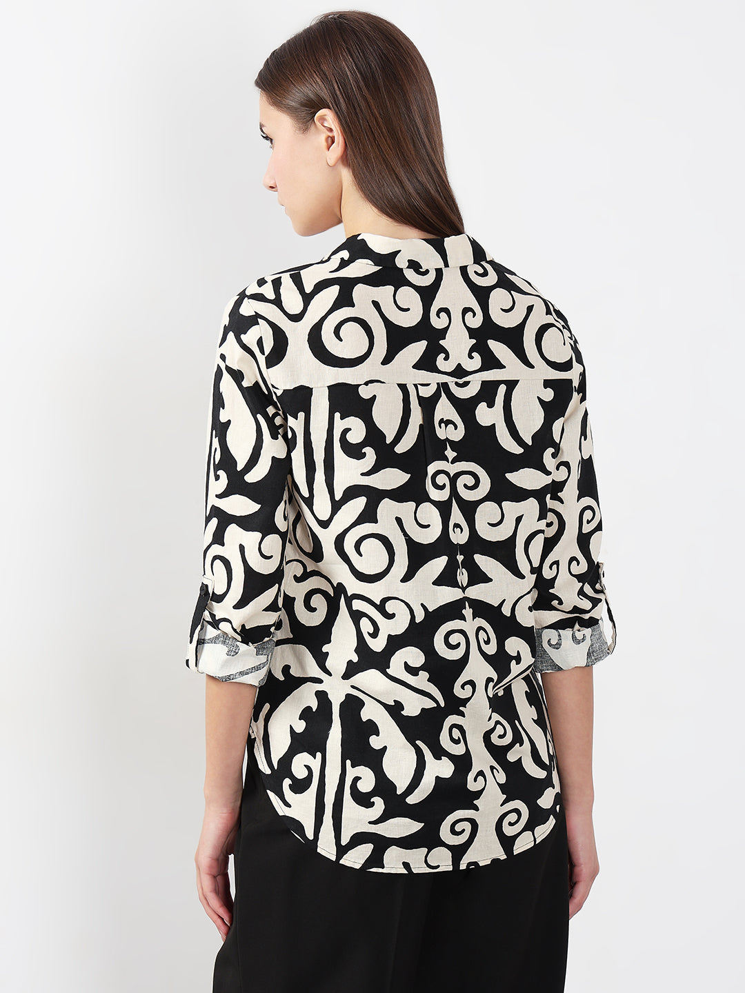 VERO MODA Black & White Printed Shirt