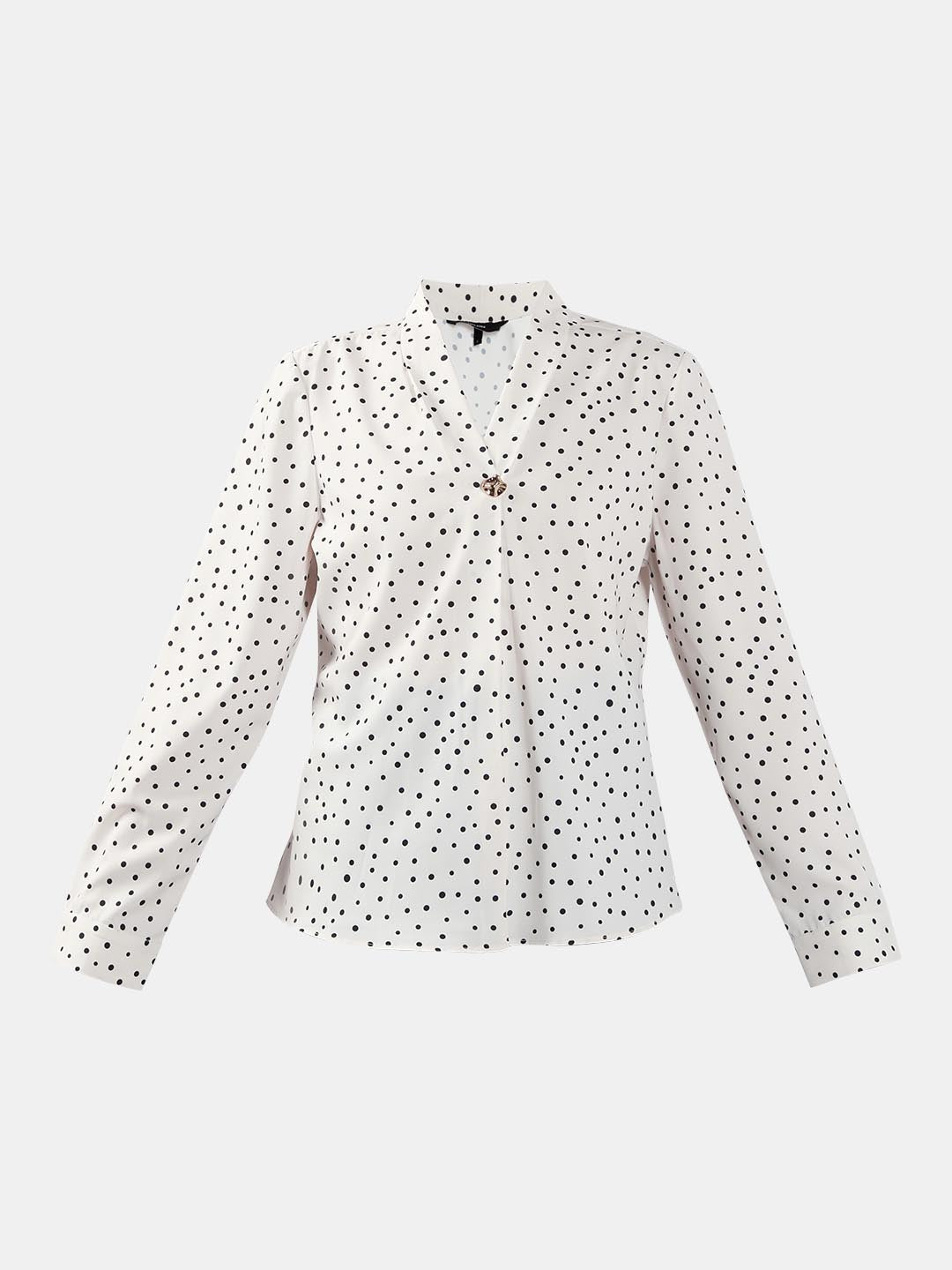 Vero Moda White & Black Printed Top