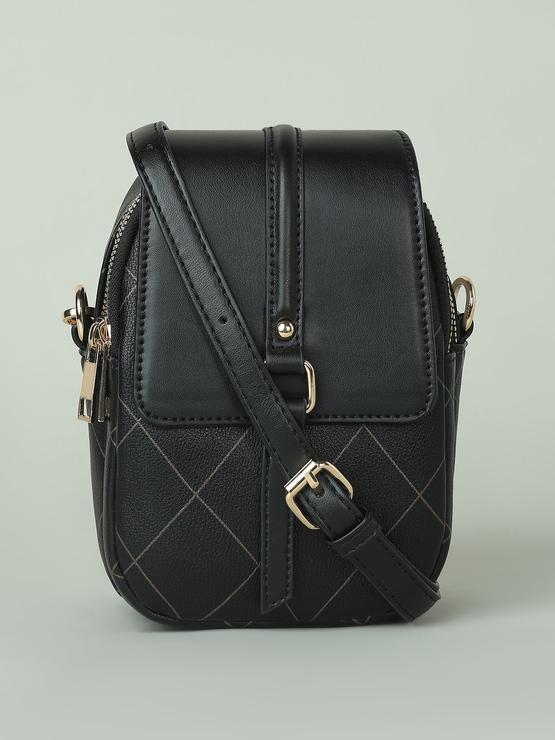 Black & Golden Sling Bag