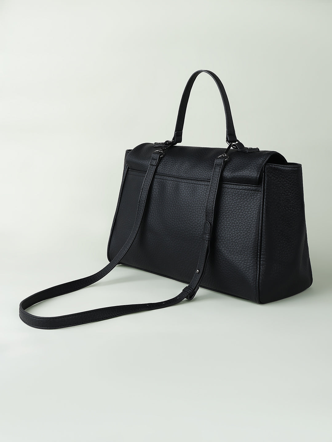 Jet Black Satchel