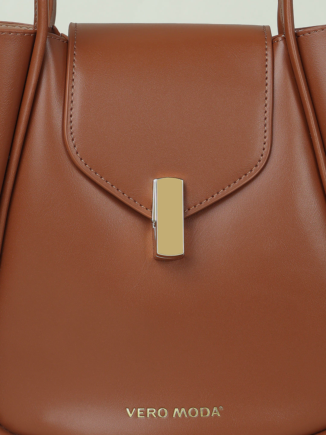 Brown Trapeze Handbag