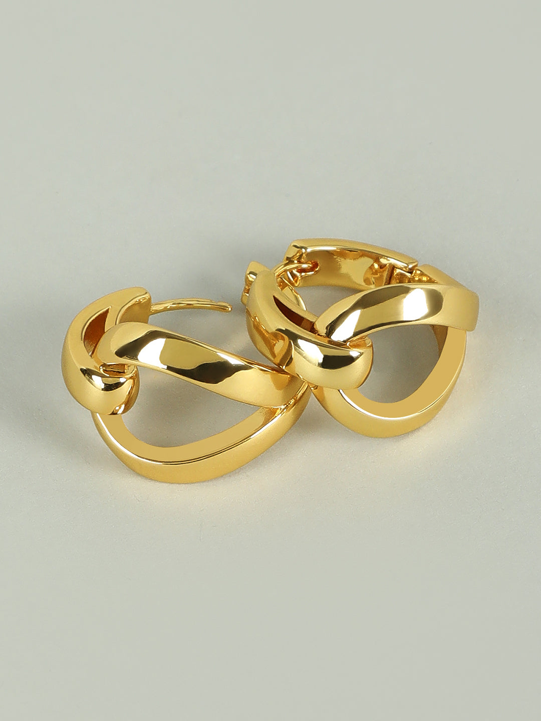 Golden Hoop Earrings