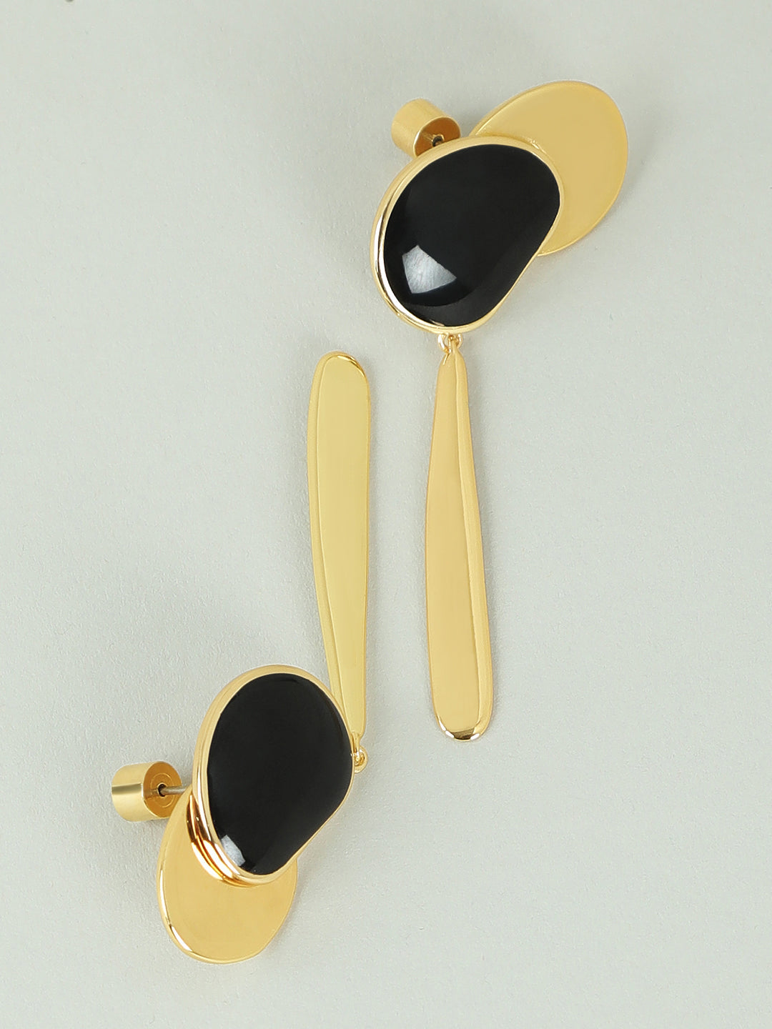 Black & Golden Earrings