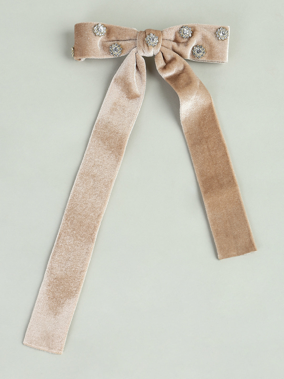 Velvet Bow Hair Clip