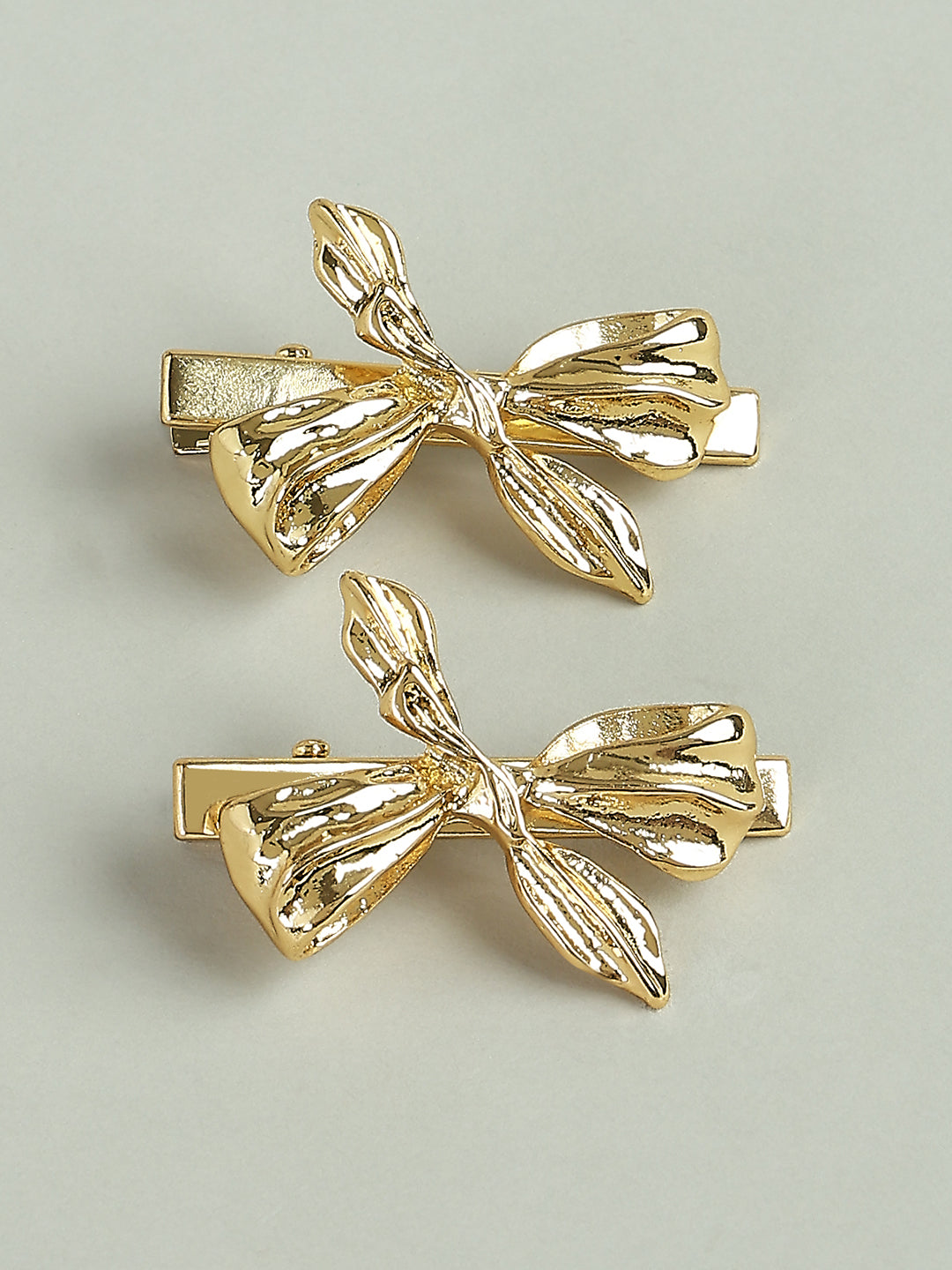 Golden Bow Shaped Hairclip