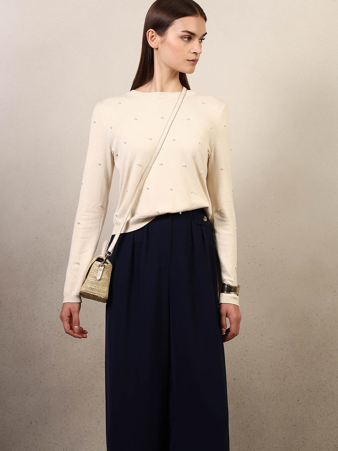 Pearl Embellished Pullover