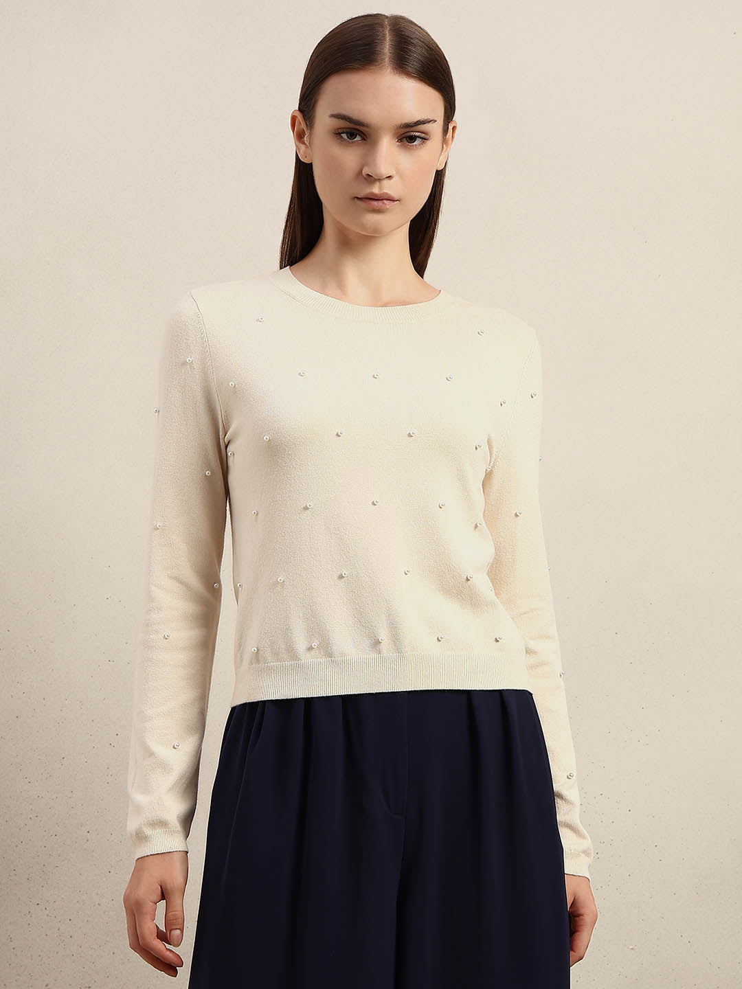 Pearl Embellished Pullover