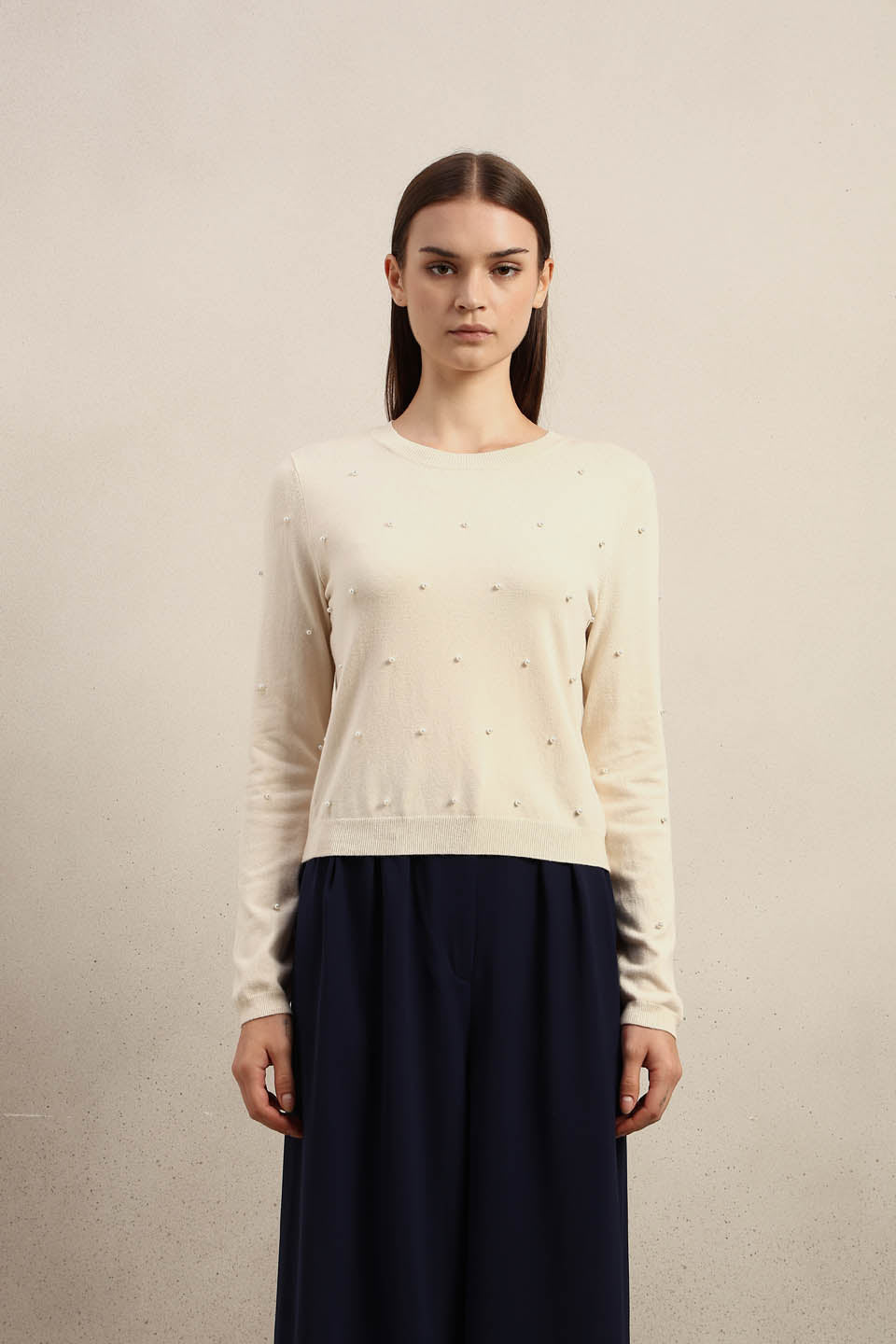Pearl Embellished Pullover