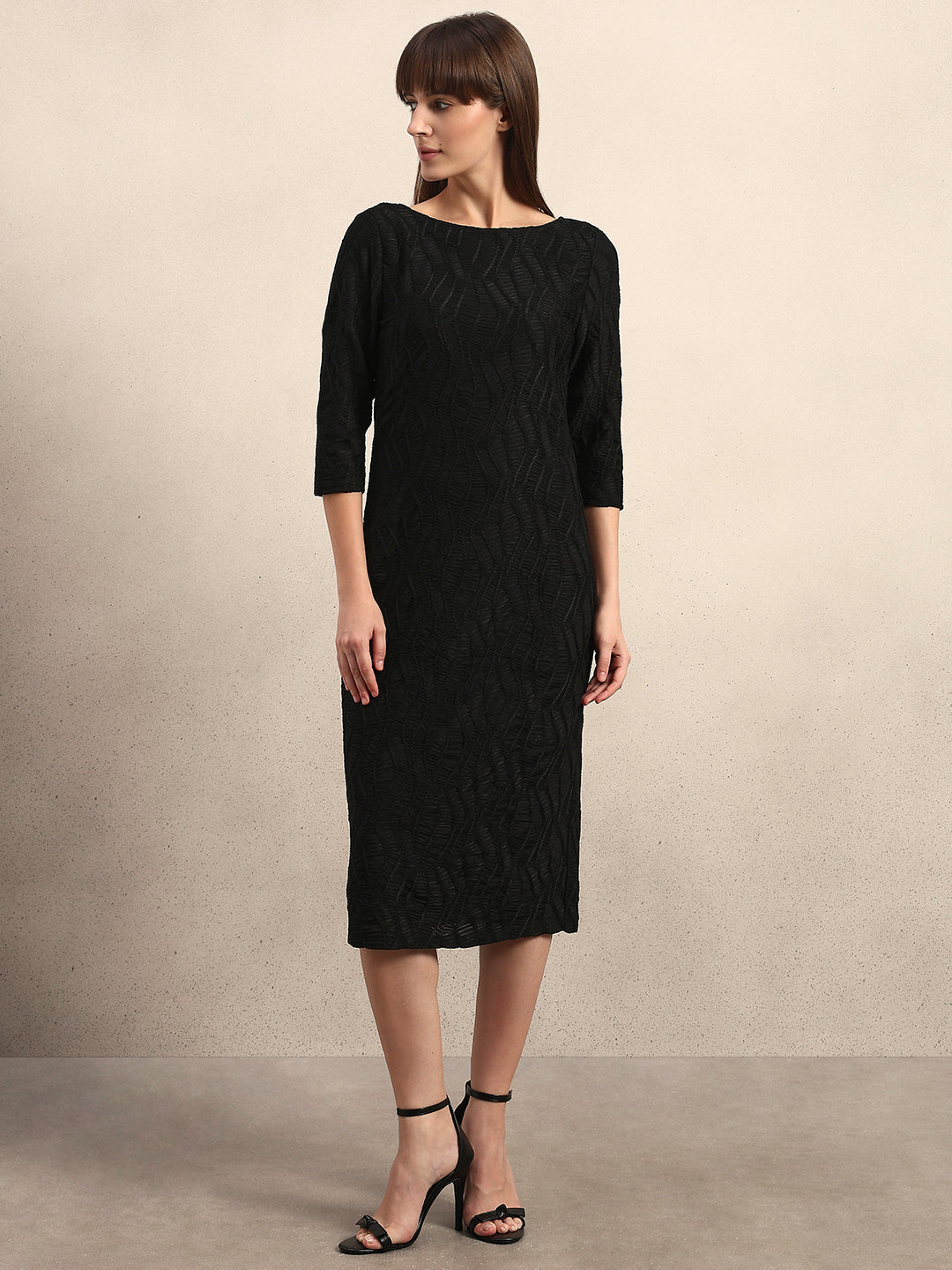 Self-Design Bodycon Midi Dress