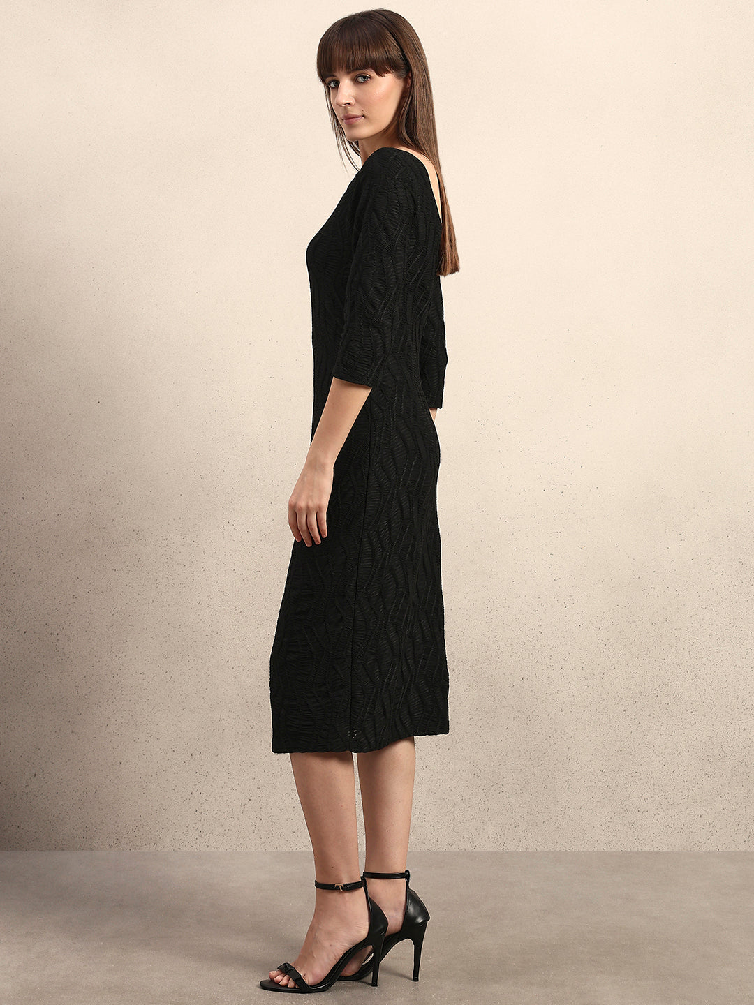 Self-Design Bodycon Midi Dress