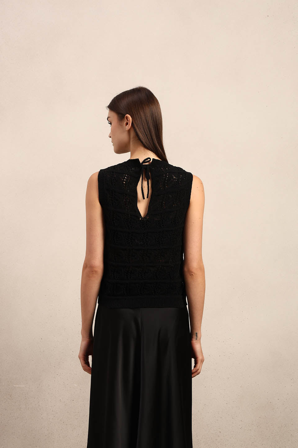 O-Neck Knitted Sleeveless Pullover