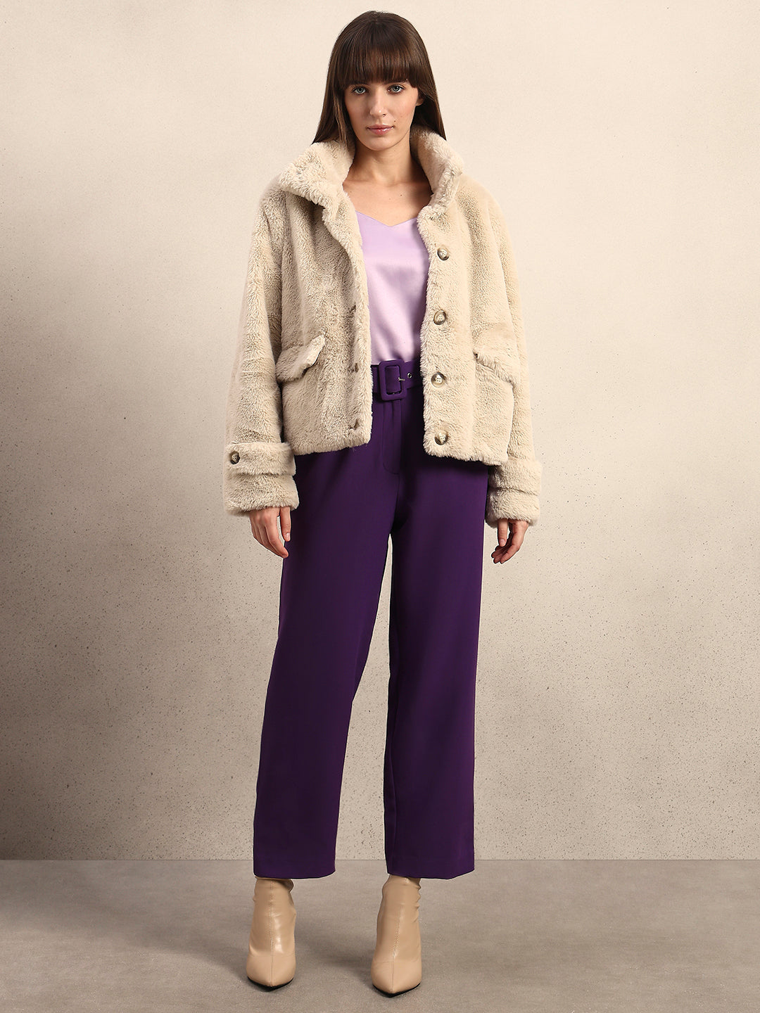 Faux Fur Winter Jacket