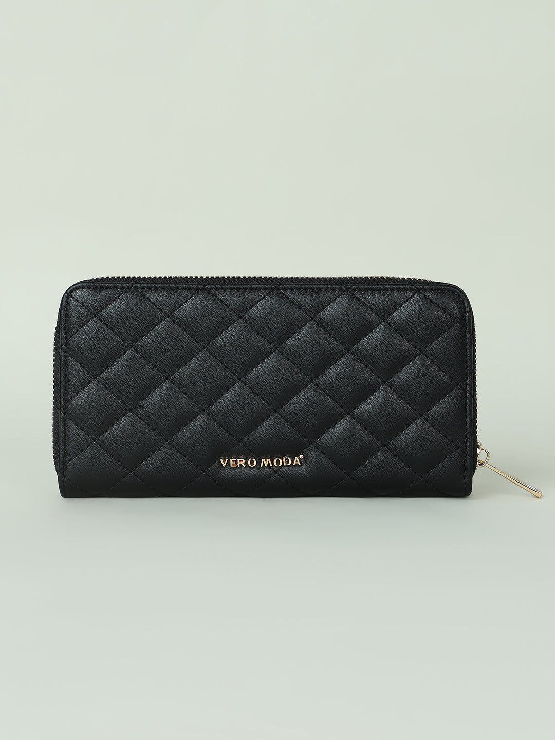 Quilted Black Wallet