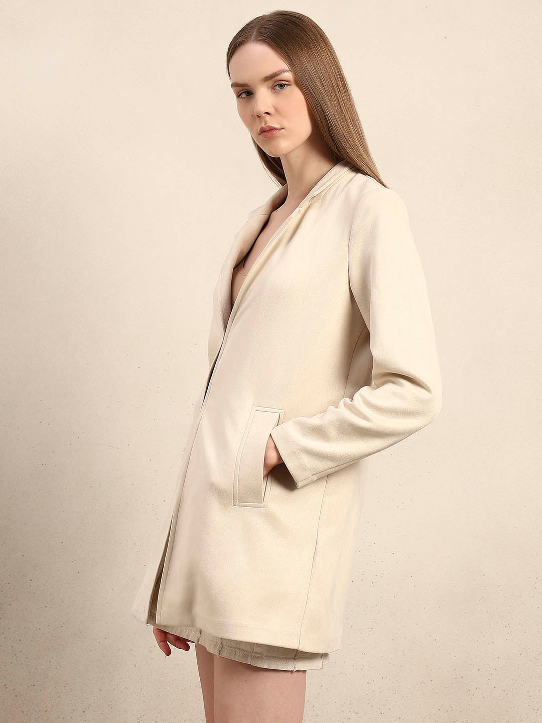 Long V-Neck Jacket