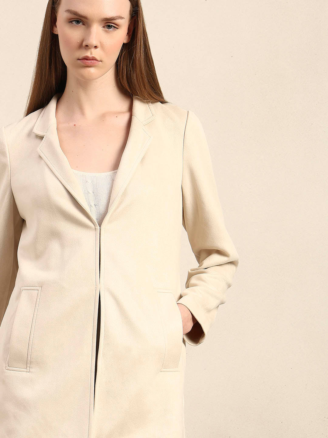 Long V-Neck Jacket