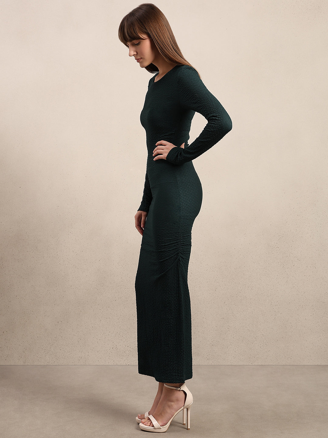 Bodycon Full Sleeves Maxi Dress