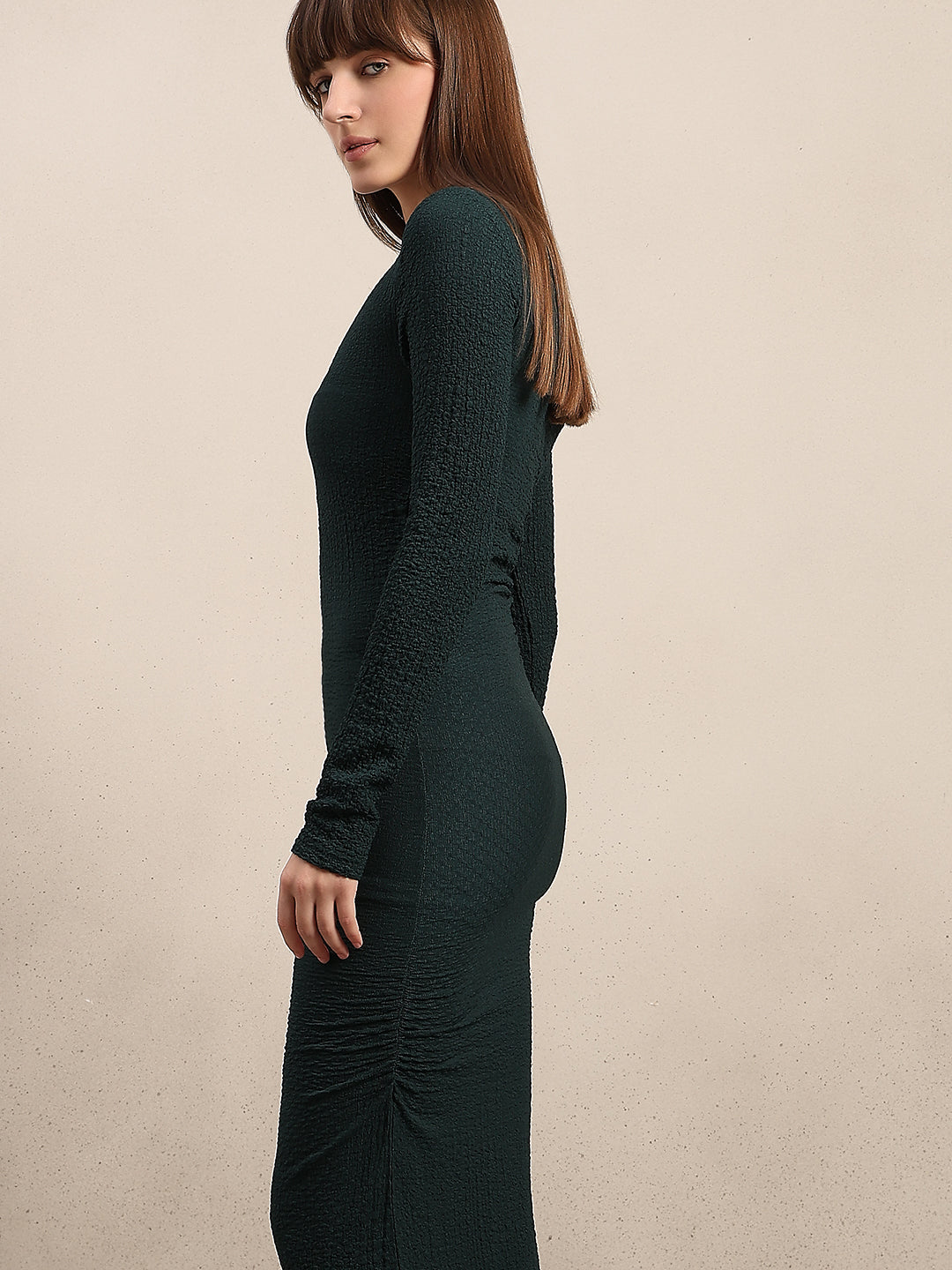 Bodycon Full Sleeves Maxi Dress