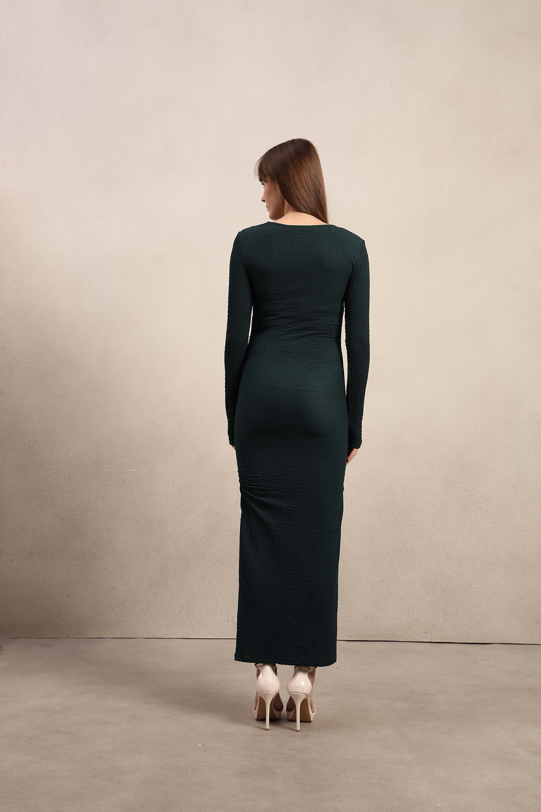 Bodycon Full Sleeves Maxi Dress