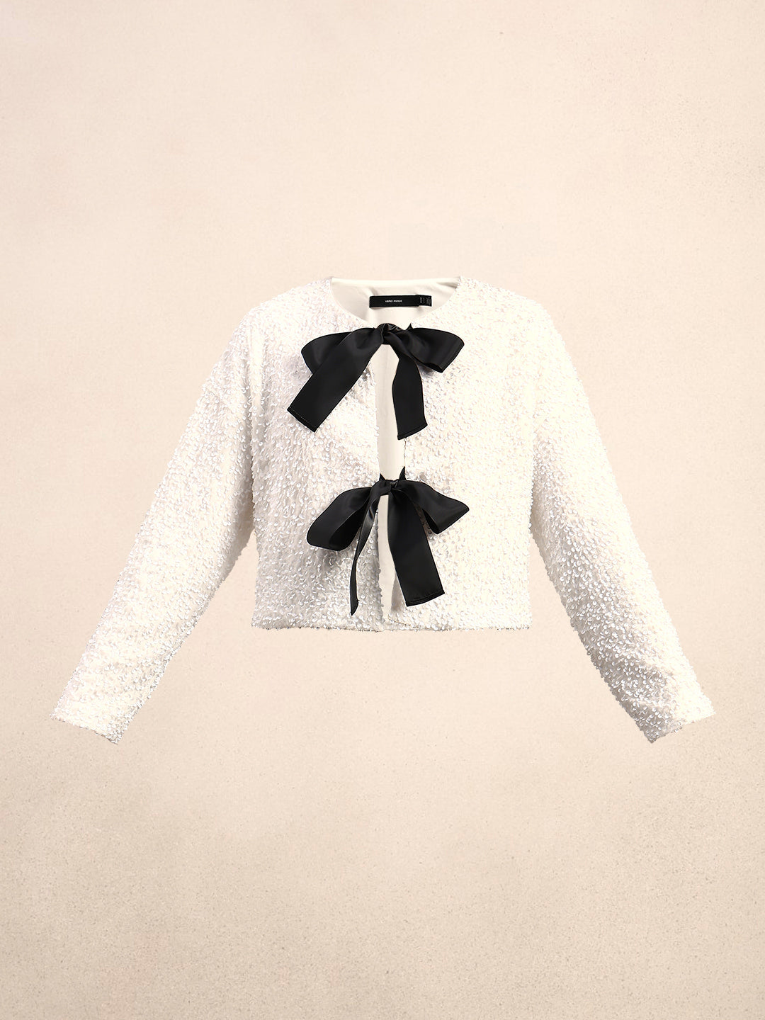 Oversized Bow Detail JACKET