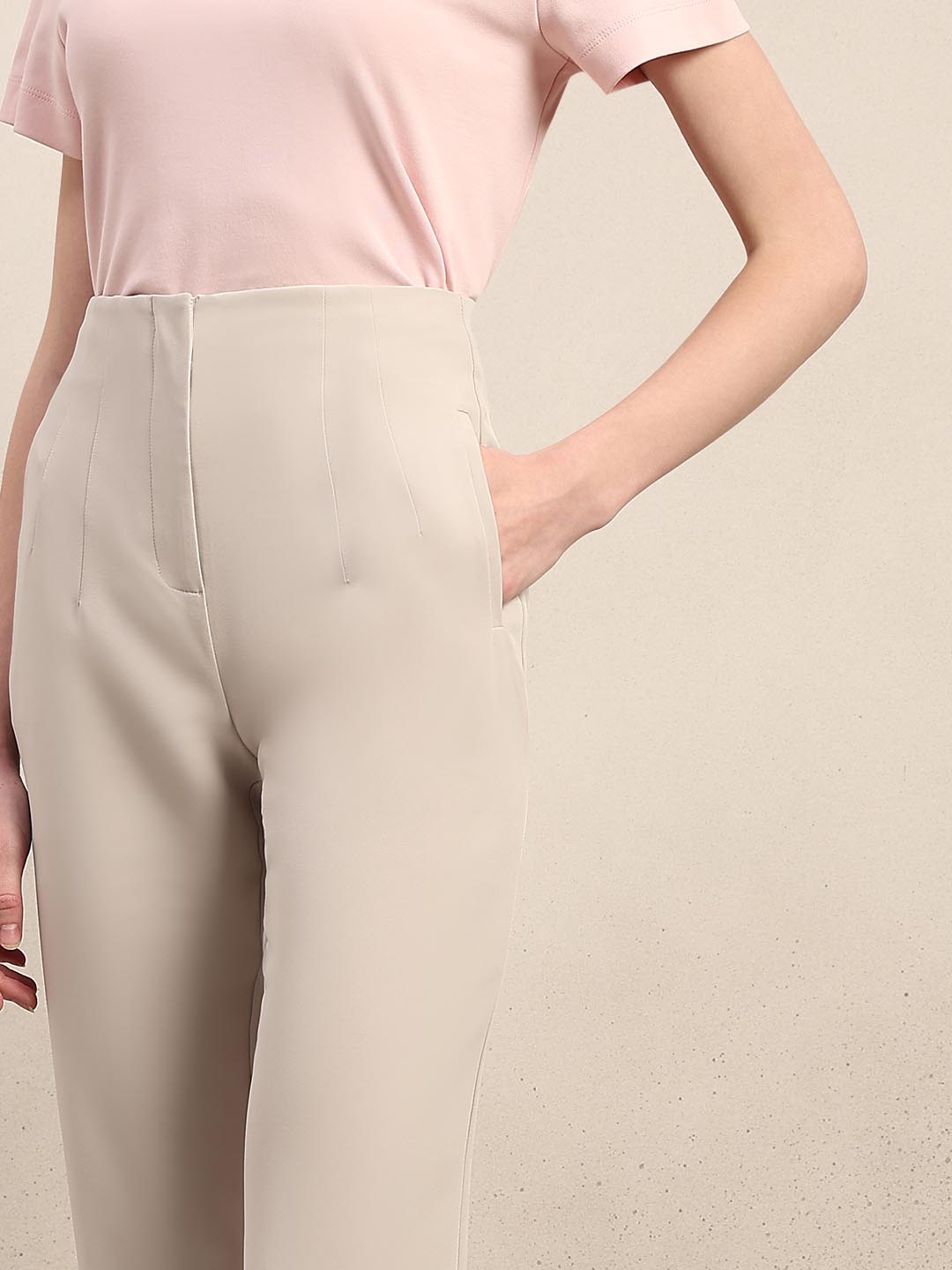 Off-White High Rise Pants