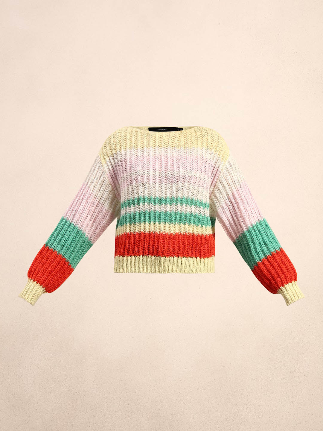 Multi-Colour Boatneck SWEATER
