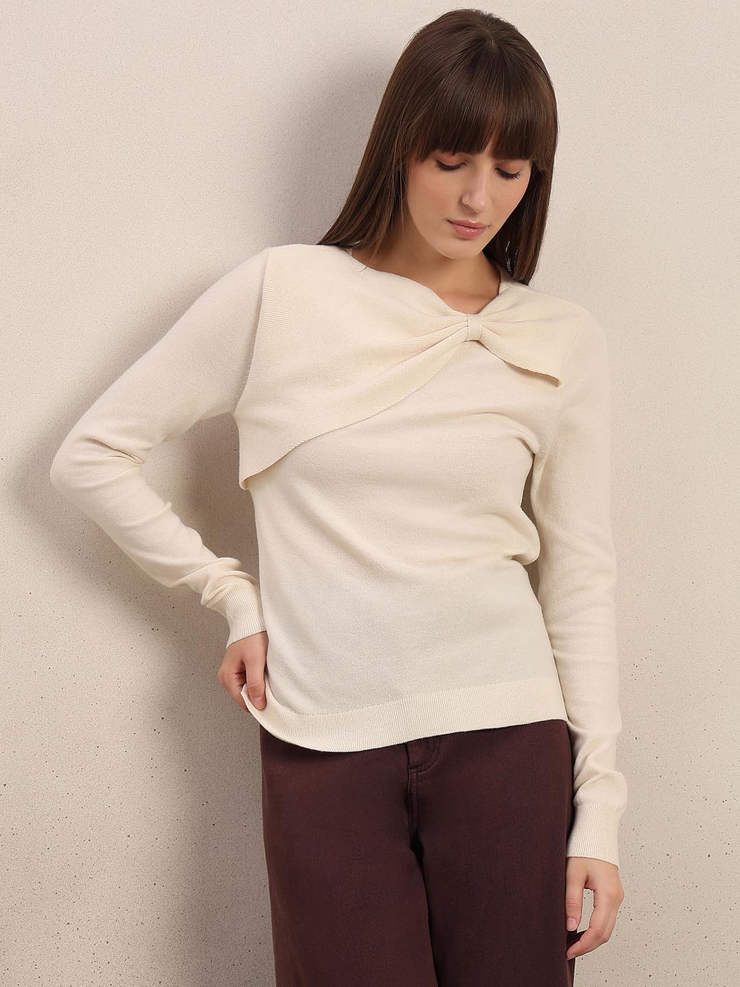 Off-White Knitted Pullover