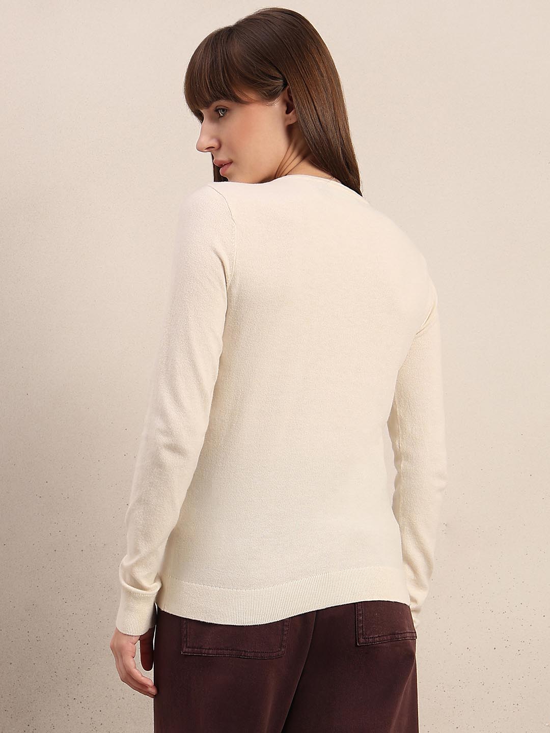 Off-White Knitted Pullover