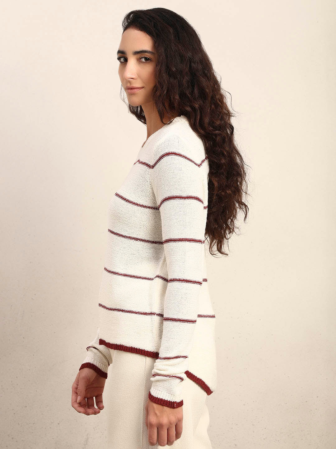 Striped Knitted Pullover