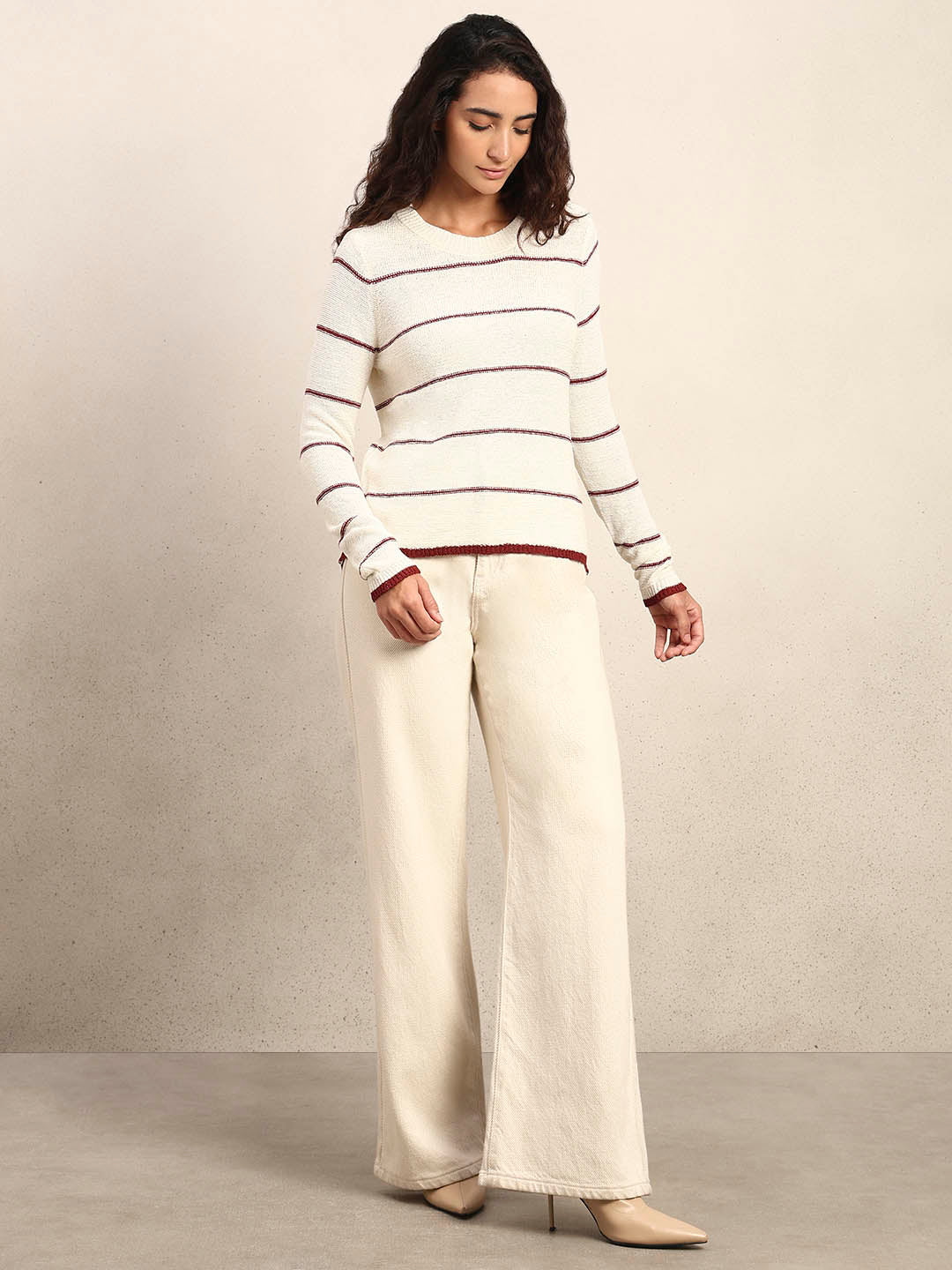 Striped Knitted Pullover