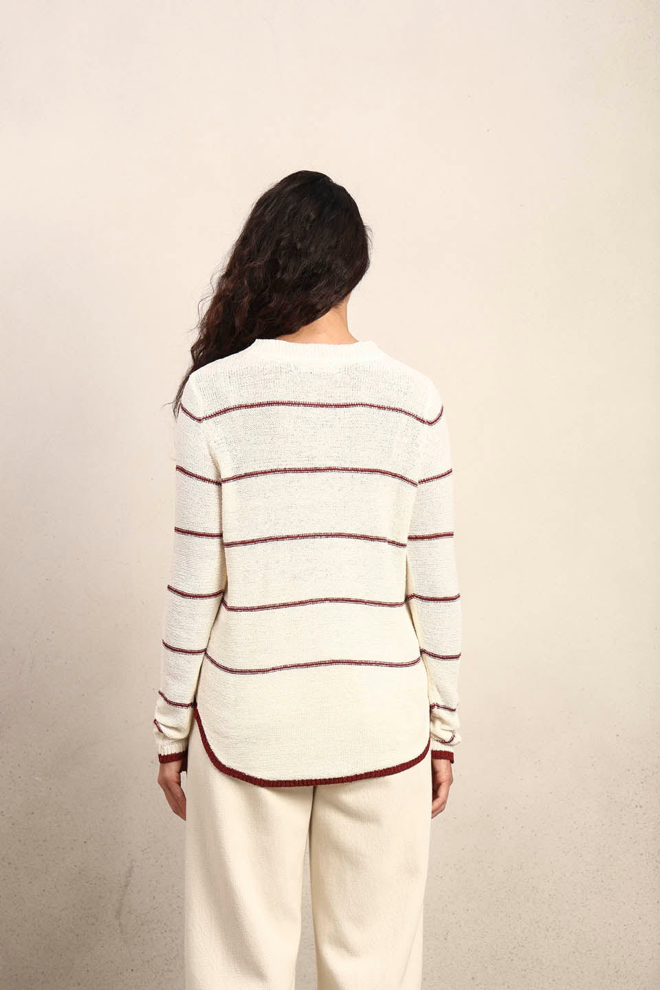 Striped Knitted Pullover