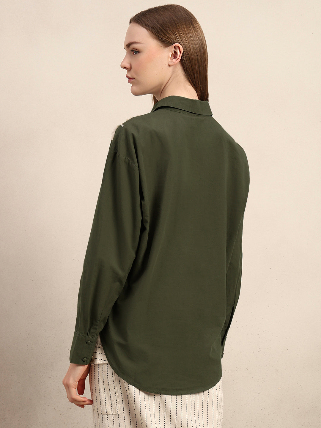 Organic Cotton Embroidered Shirt