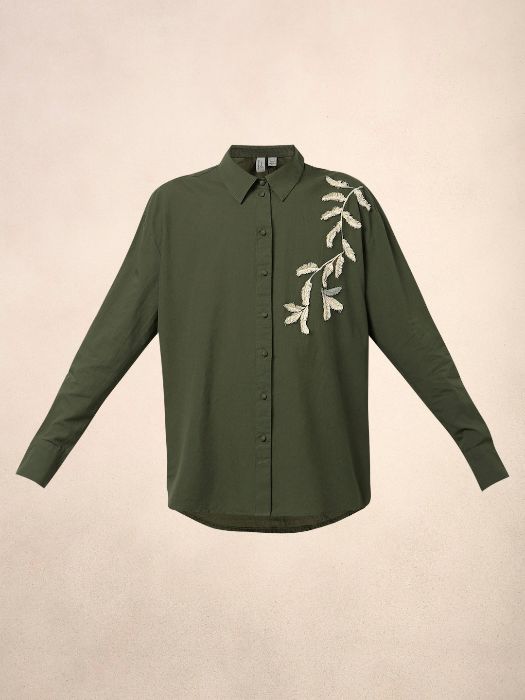 Organic Cotton Embroidered Shirt