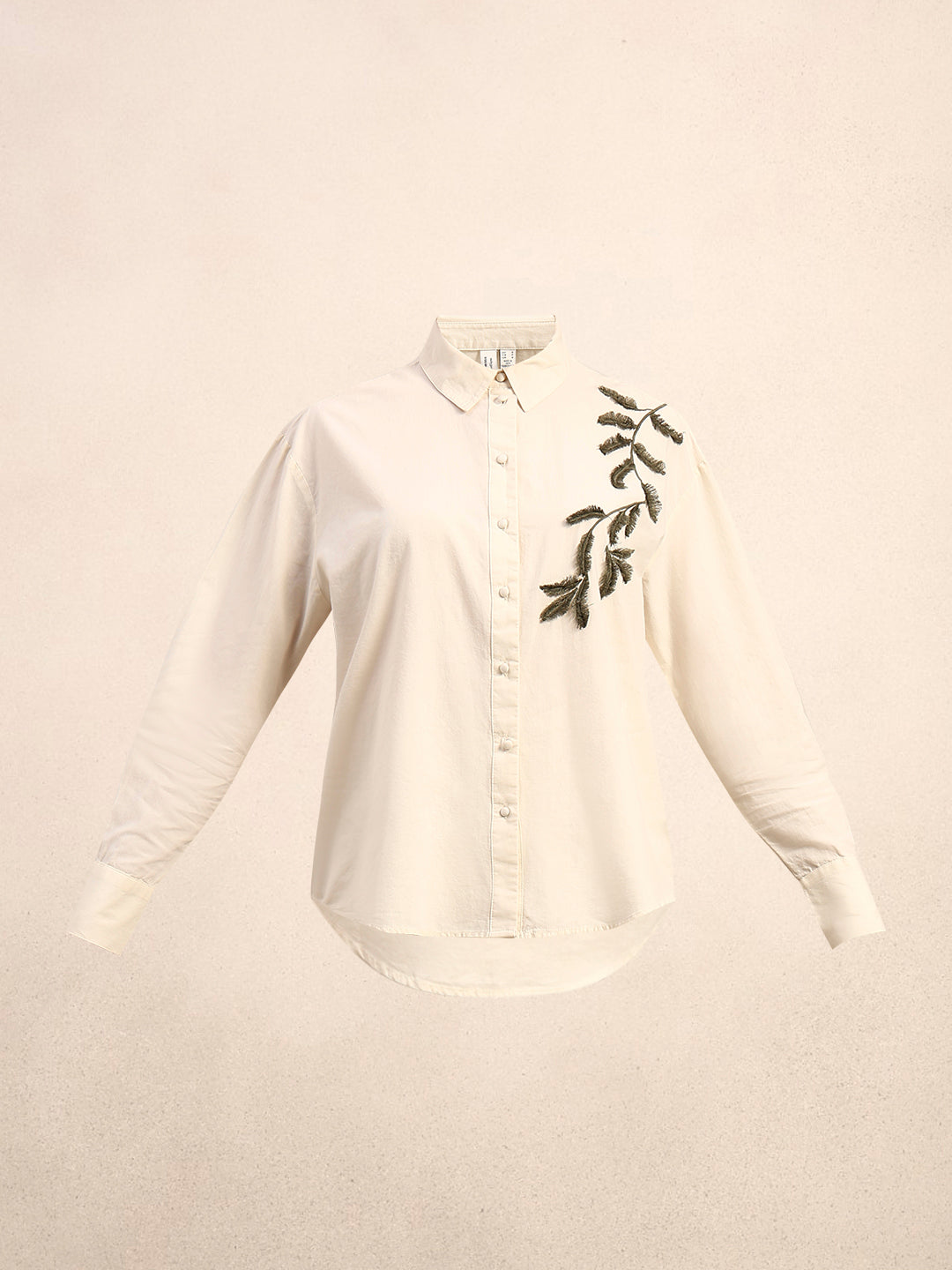 Embroidered Button Down Shirt