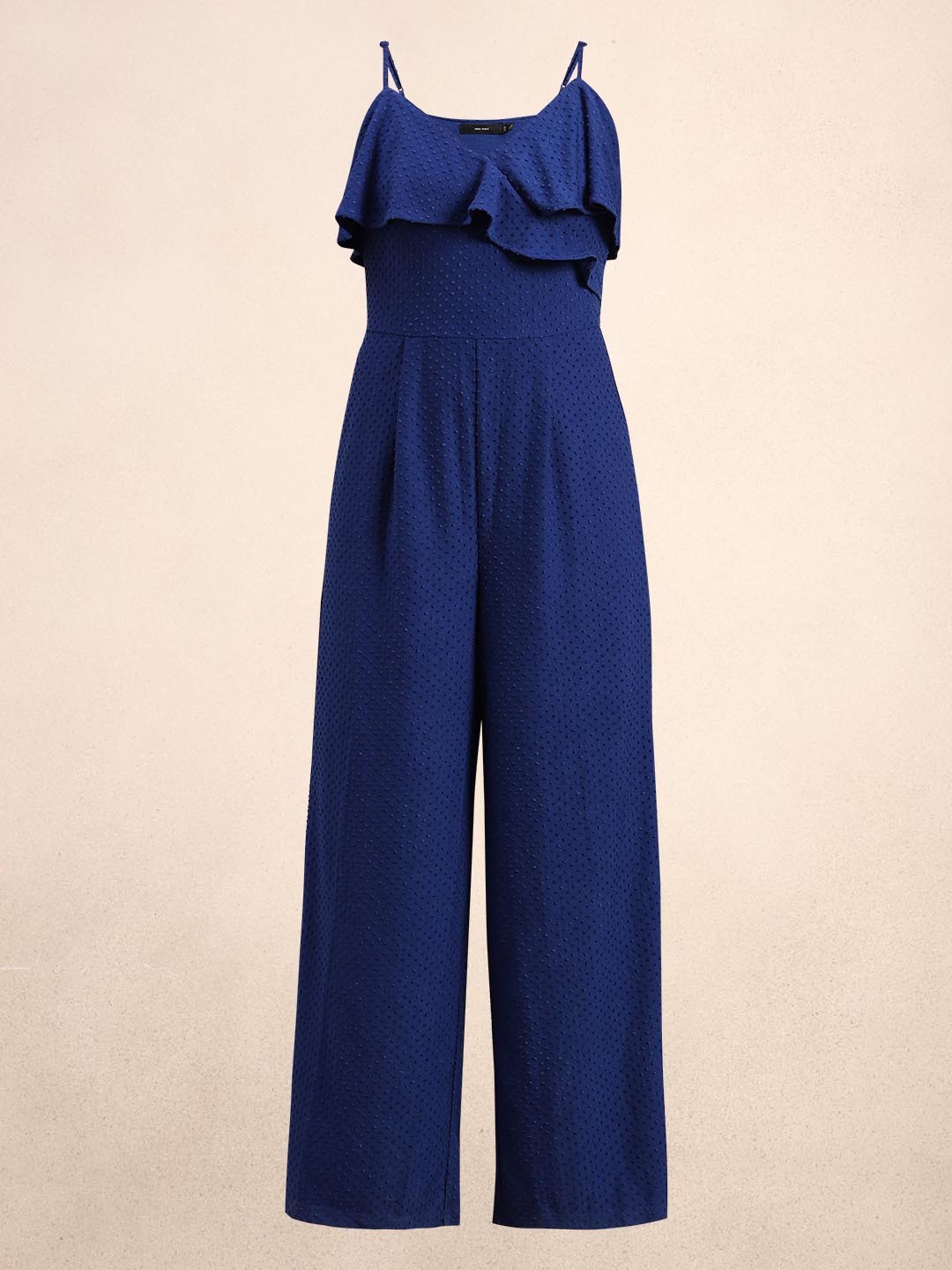 Textured Strappy Jumpsuit