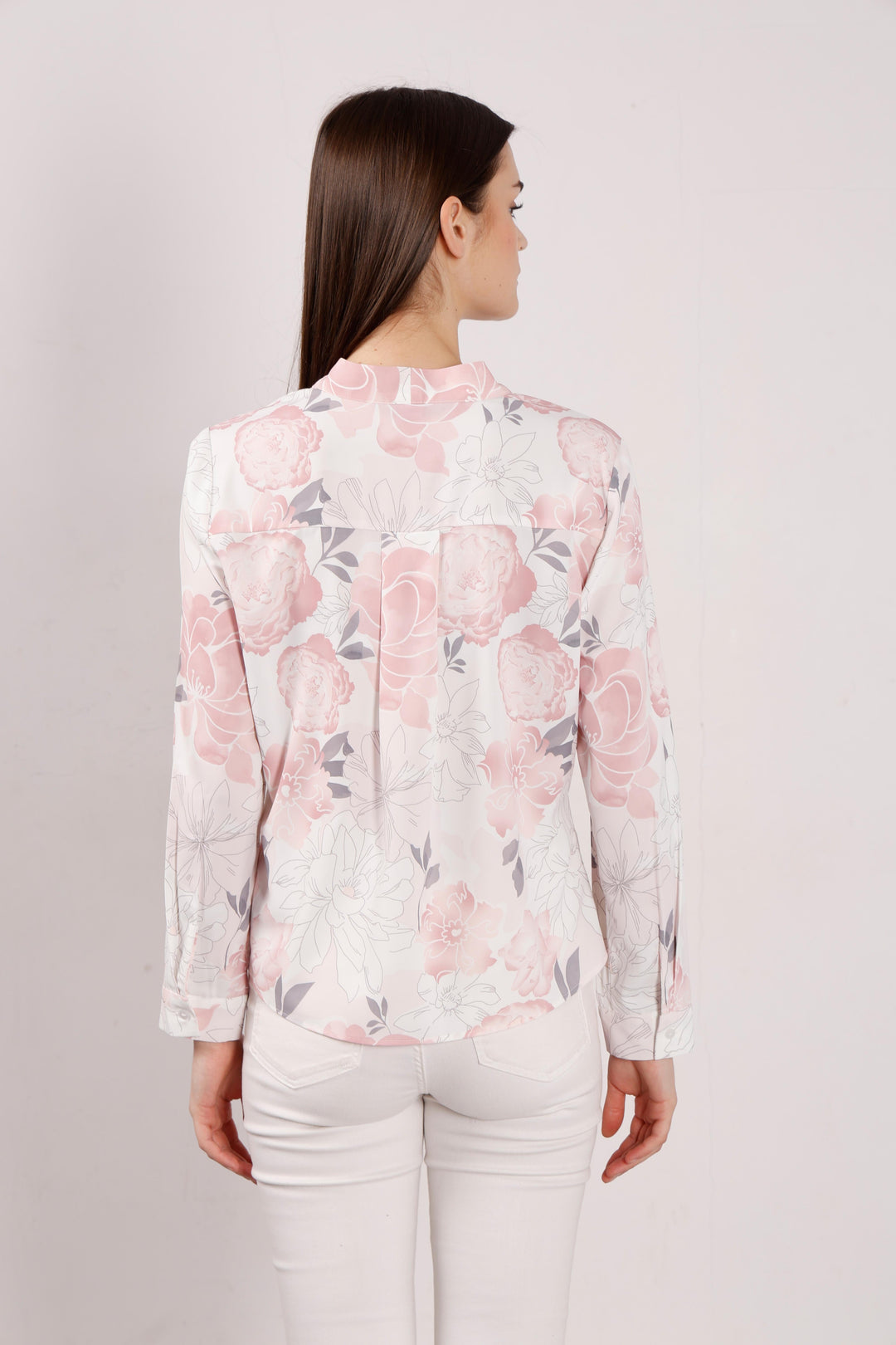 Vero Moda Pink & White Floral Top