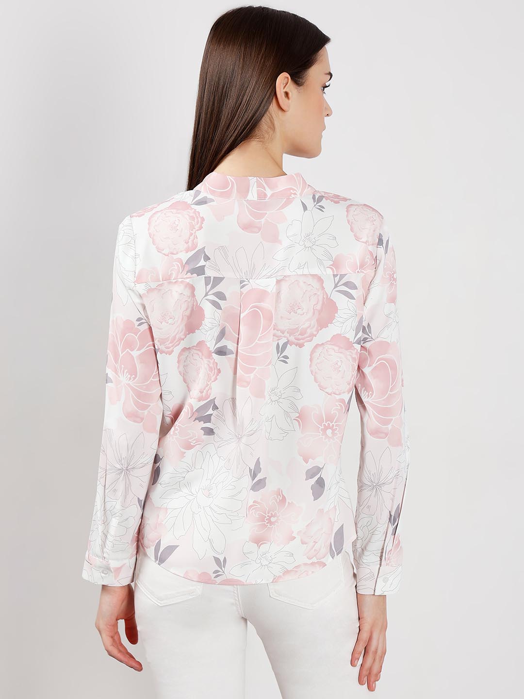 Vero Moda Pink & White Floral Top
