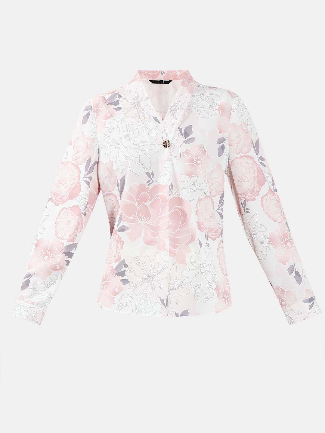 Vero Moda Pink & White Floral Top