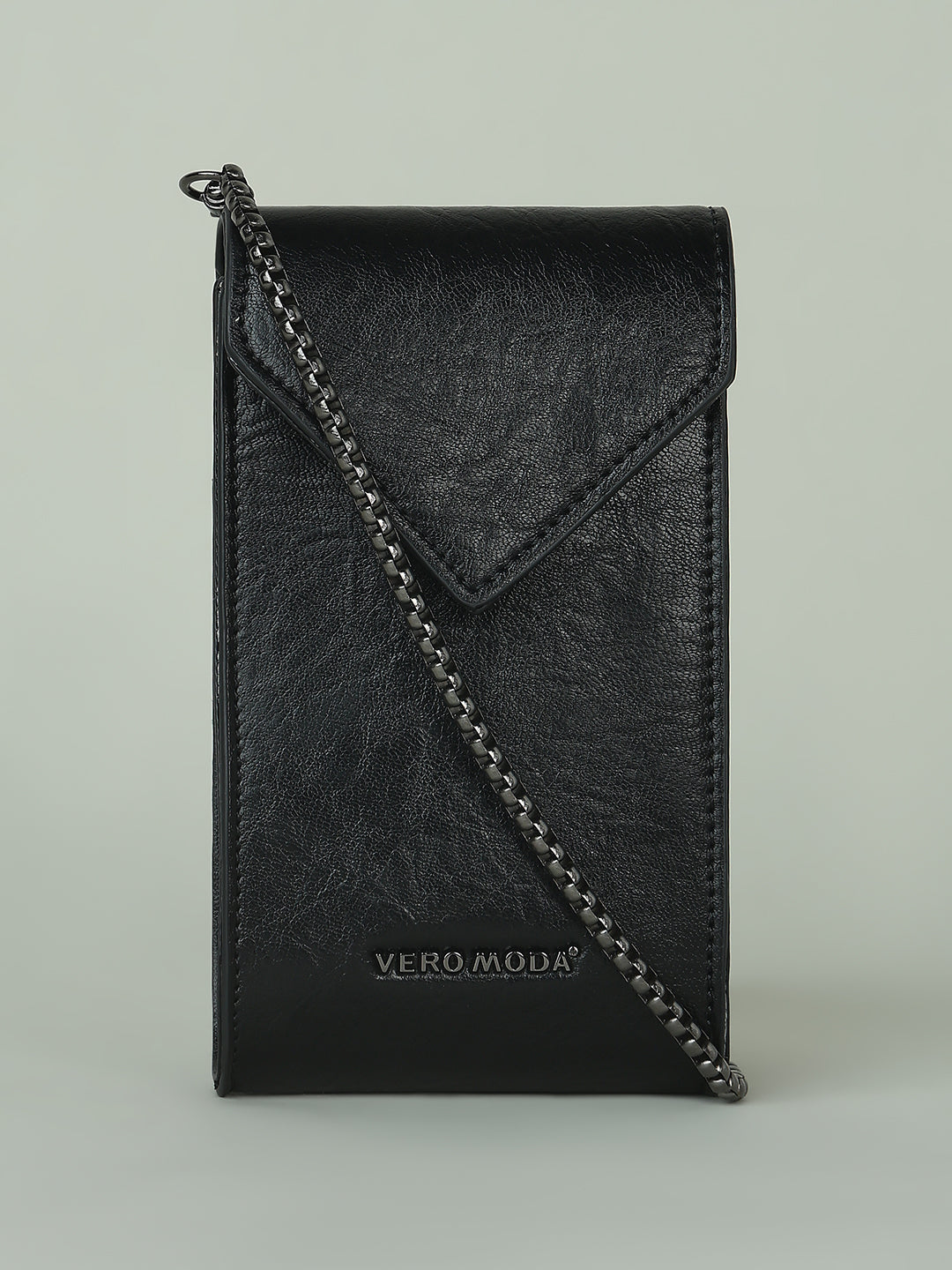 Black Chain Strap Sling Bag