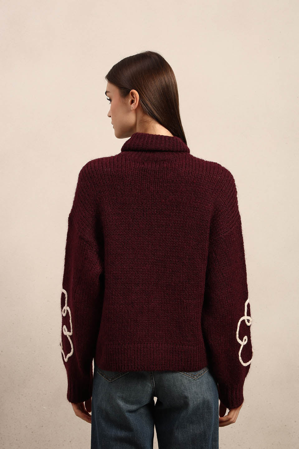 Embroidered Rollneck Sweater
