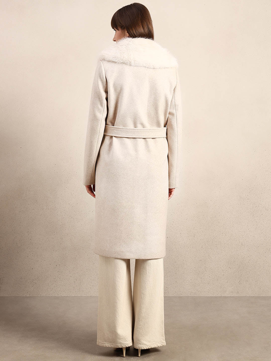 Off-White Belted Long Coat